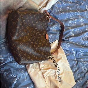 Louis Vuitton purse, dust cover and Signature Orange Box